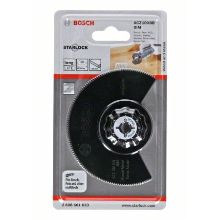 BOSCH BIM segmentový pilový kotouč ACZ 100 BB Wood and Metal 2608661633