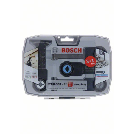 BOSCH 4dílná sada Heavy Duty pro multifunkční nářadí 2608664132