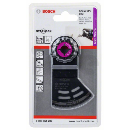 BOSCH Nůž AYZ 53 BPB Dual-Tec 2608664202