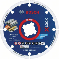 BOSCH Řezný kotouč EXPERT Diamond Metal Wheel X-LOCK 115 × 22,23 mm 2608900532