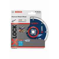 BOSCH Diamantový řezací kotouč EXPERT Diamond Metal Wheel X-LOCK 125 × 22,23 mm 2608900533