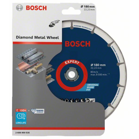 BOSCH Řezný kotouč EXPERT Diamond Metal Wheel 180 × 22,23 mm 2608900535