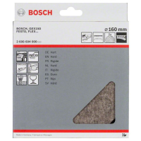BOSCH Lešticí plsť, 2 ks 3608604000