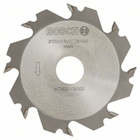 BOSCH Kotoučová fréza, 8, 22 mm, 4 mm 3608641013