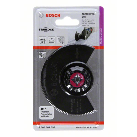 BOSCH BIM Segmentový pilový kotouč se zvlněným výbrusem ACZ 100 SWB 2608661693