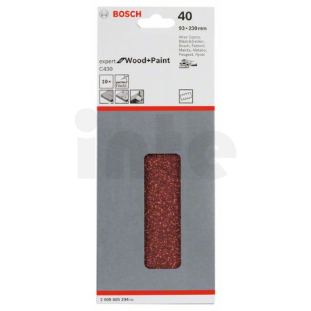 BOSCH Brusný papír C430, balení 10 ks 2608605294