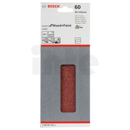 BOSCH Brusný papír C430, balení 10 ks 2608605295