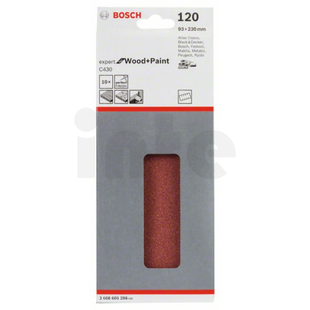BOSCH Brusný papír C430, balení 10 ks 2608605298