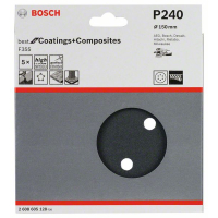 BOSCH Brusný papír F355, balení 5 ks 2608605128