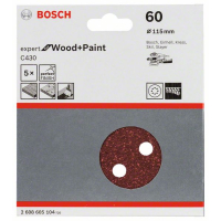 BOSCH Brusný papír C430, balení 5 ks 2608605104