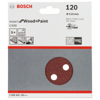 BOSCH Brusný papír C430, balení 5 ks 2608605106