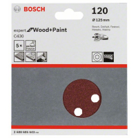 BOSCH Brusný papír C430, balení 5 ks 2608605643
