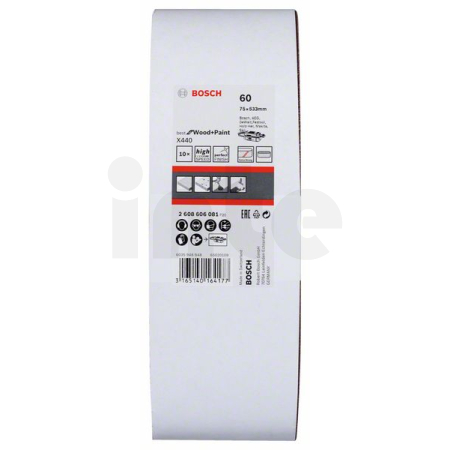 BOSCH 10dílná sada brusných pásů X440 2608606081