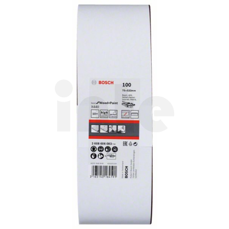 BOSCH 10dílná sada brusných pásů X440 2608606083