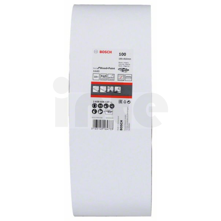 BOSCH 10dílná sada brusných pásů X440 2608606137