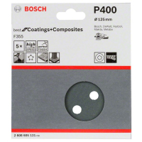 BOSCH Brusný papír F355, balení 5 ks 2608605121