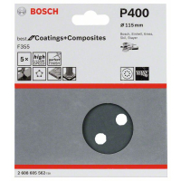BOSCH Brusný papír F355, balení 5 ks 2608605562