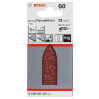 BOSCH Brusný papír C430, balení 5 ks 2608605167