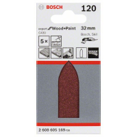 BOSCH Brusný papír C430, balení 5 ks 2608605169