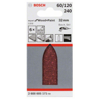 BOSCH Brusný papír C430, balení 6 ks 2608605171