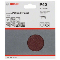 BOSCH 5dílná sada brusných papírů F460 1609200160