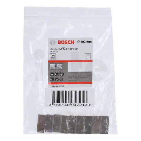 BOSCH Segmenty Standard for Concrete pro Diamond Core Cutter 2608601752
