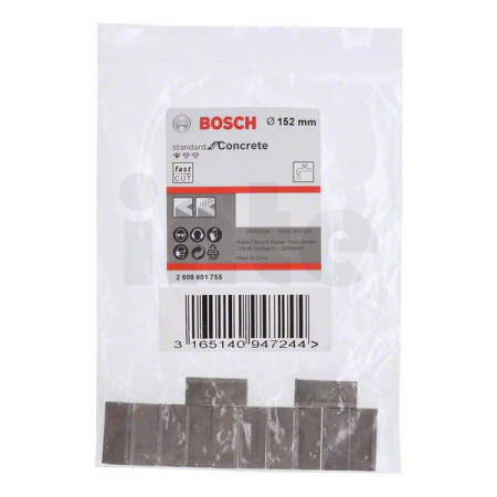 BOSCH Segmenty Standard for Concrete pro Diamond Core Cutter 2608601755