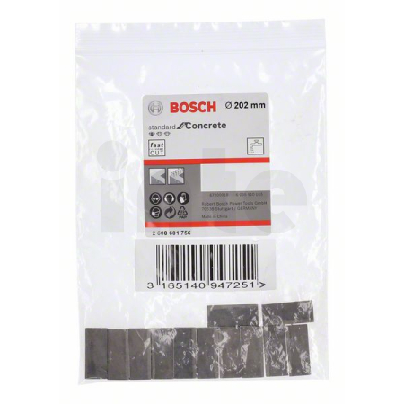 BOSCH Segmenty Standard for Concrete pro Diamond Core Cutter 2608601756