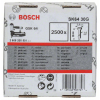 BOSCH Hřeb se zápustnou hlavou SK64 30G 2608200501
