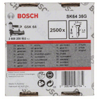 BOSCH Hřeb se zápustnou hlavou SK64 35G 2608200502