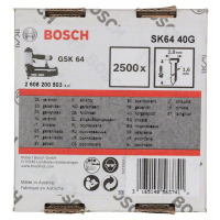 BOSCH Hřeb se zápustnou hlavou SK64 40G 2608200503