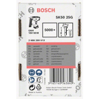 BOSCH Hřeb se zápustnou hlavou SK50 25G 2608200513