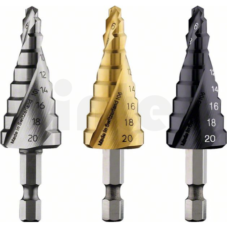 BOSCH Stupňovité vrtáky HSS-TiN 2608587433