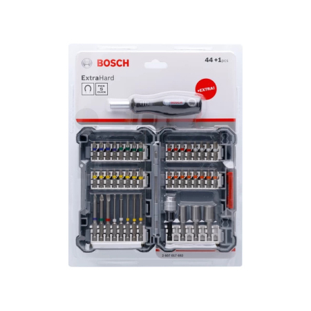 BOSCH 45dílná přizpůsobitelná sada šroubovacích nástavců 2607017692