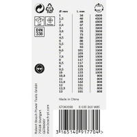 BOSCH Sada spirálových vrtáků HSS PointTeQ, ProBox 1–13 mm, 25 kusů 2608577352
