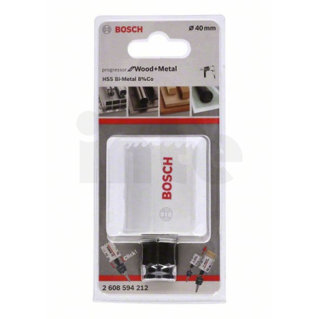 BOSCH Děrovka Progressor for Wood&Metal, 40 mm 2608594212