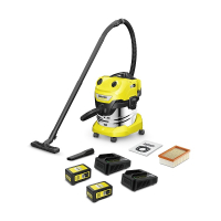 AKU Vysavač na mokré a suché nečistoty KÄRCHER WD 4-18 S Dual Battery Set 1.628-626.0