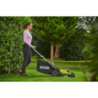 RYOBI RY18LMX40C-150 18V ONE+ Bezuhlíková sekačka na trávu se šířkou záběru 40 cm (1 x 5,0 Ah) 5133006289