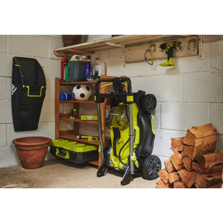 RYOBI RY18LMX40C-150 18V ONE+ Bezuhlíková sekačka na trávu se šířkou záběru 40 cm (1 x 5,0 Ah) 5133006289