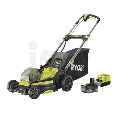 RYOBI RY18LMX40C-150 18V ONE+ Bezuhlíková sekačka na trávu se šířkou záběru 40 cm (1 x 5,0 Ah) 5133006289