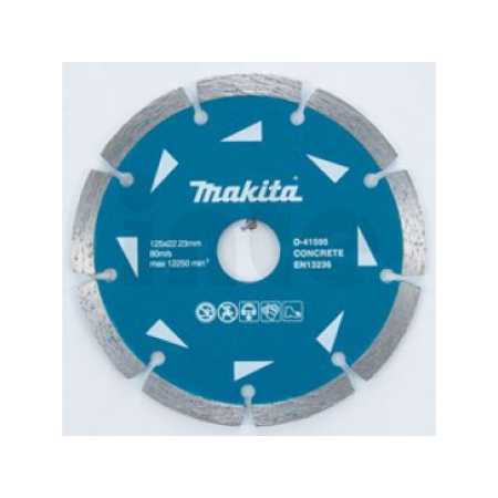 MAKITA - segmentový diamantový kotouč  125x22,23mm  1ks, D-41595-1