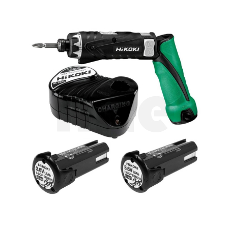 HiKOKI DB3DL2WCZ Aku šroubovák (2x1,5Ah/3,6V) + kufr