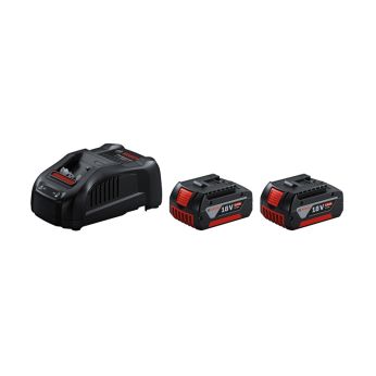 BOSCH Startovací sada 2× GBA 18V 5.0Ah + GAL 1880 CV 1600A00B8J