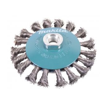 Makita - miskovitý kartáč z ocelového drátu,splétaný drát 0,5mm,115mm D-39883