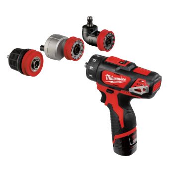 MILWAUKEE M12™ kompaktní vrtací šroubovák s rychlovýměnným sklíčidlem 4933447836