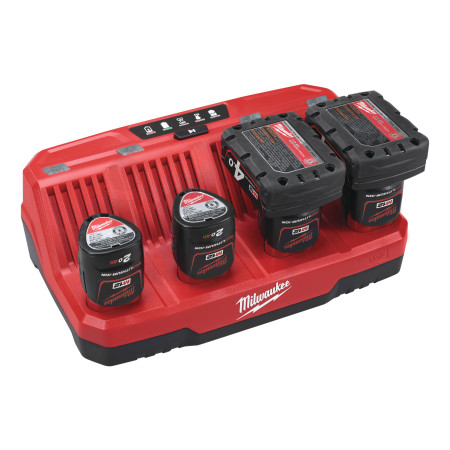 MILWAUKEE M12™ nabíječka s 4 porty 4932430554