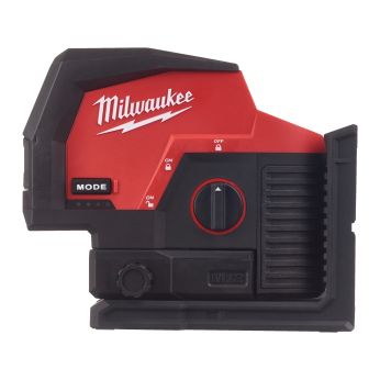MILWAUKEE M12™ zelený kombinovaný křížový liniovo-bodový laser 4933478101