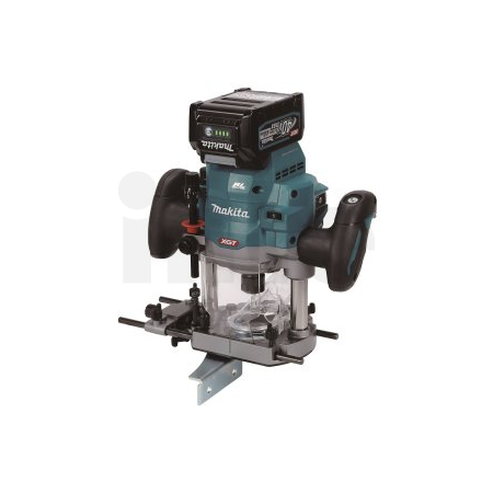 Makita - Aku vrchní frézka s regulací Li-ion XGT 40V/4,0Ah,Makpac RP001GM201