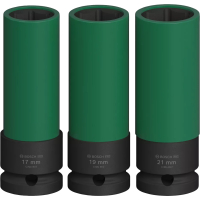 BOSCH Nástrčná sada PRO Impact, kryty PET, ½″, extra prodloužené, 3 ks (2608003033)