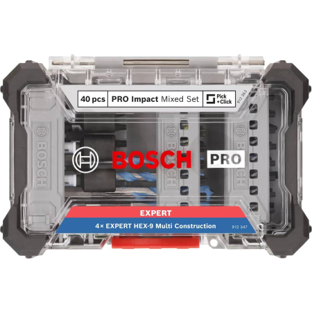 Bosch 40 dílná sada šroubovacích bitů a vrtáků PRO Impact Mixed 2608521U85
